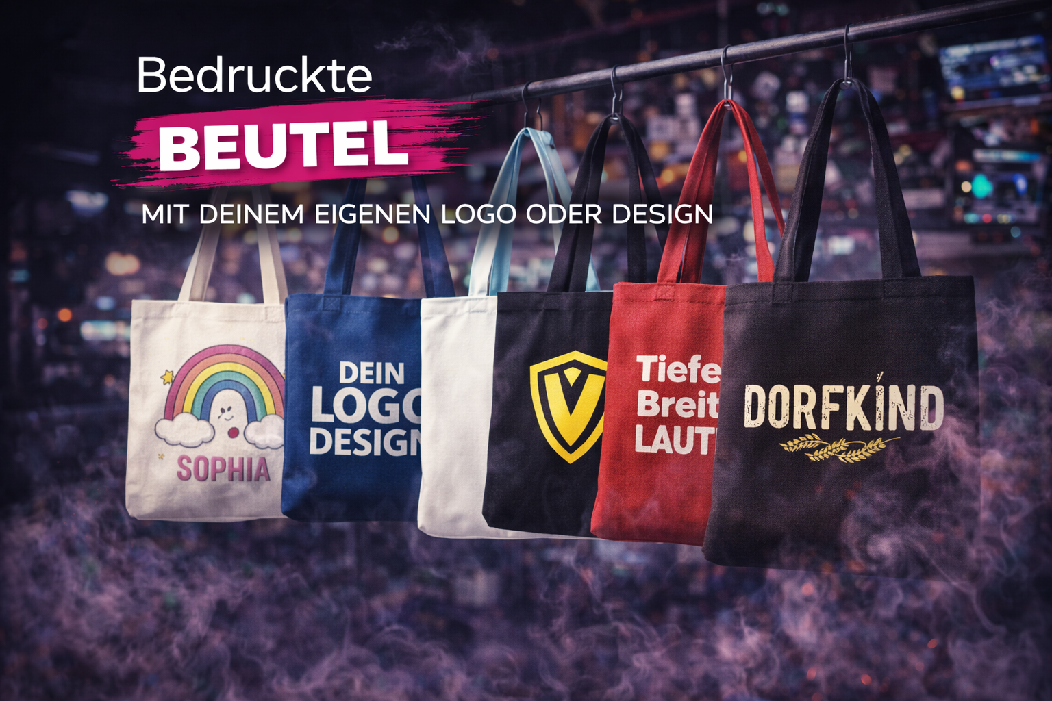 Stoffbeutel und Taschen