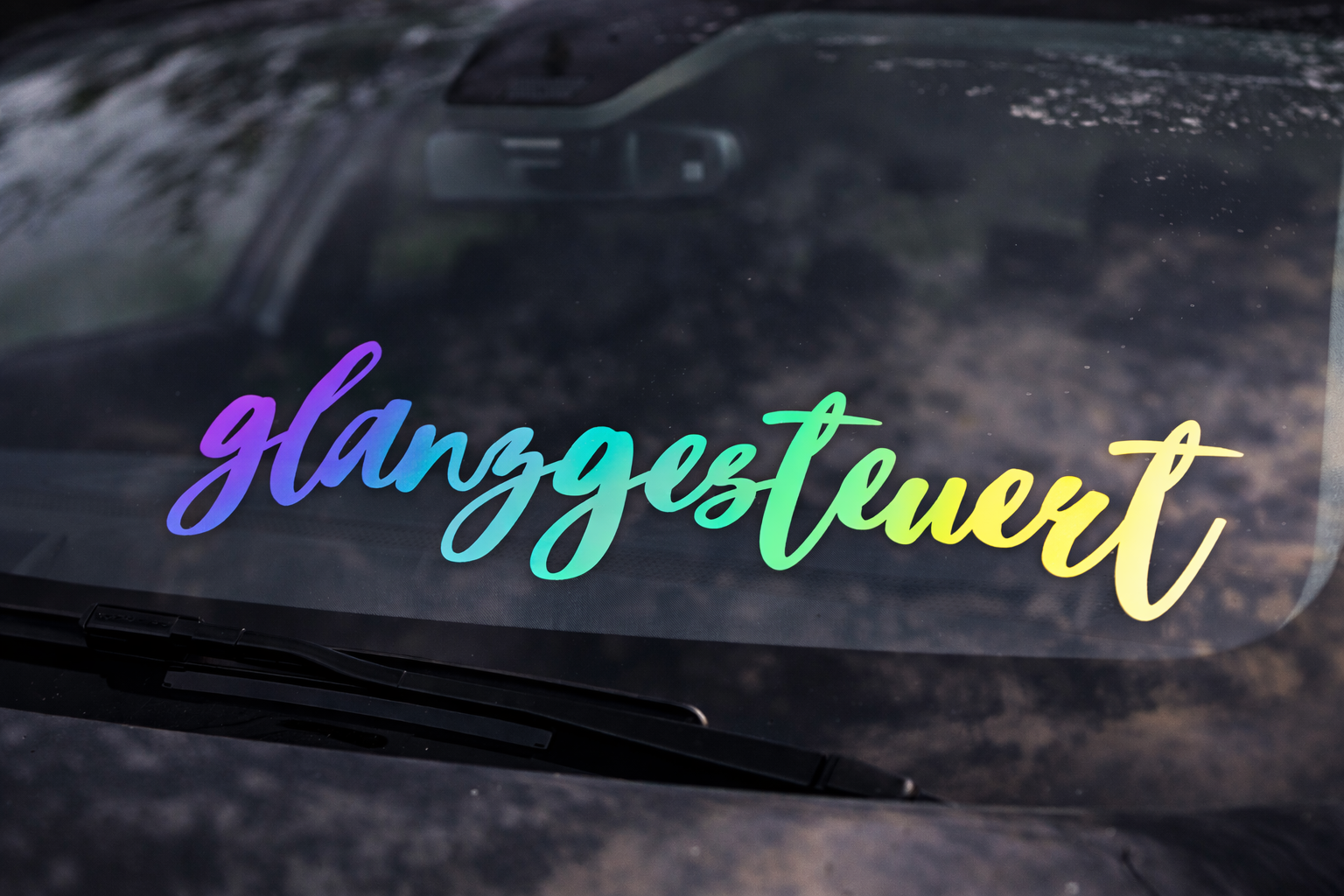 Glanzgesteuert Holo Chrom - 50 cm