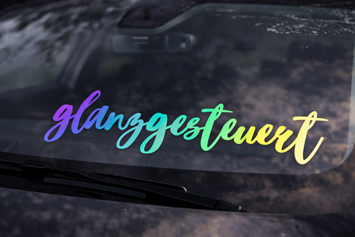 Glanzgesteuert Holo Chrom - 50 cm