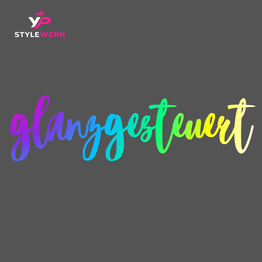 Glanzgesteuert Holo Chrom - 50 cm